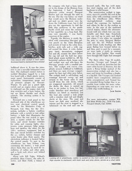 Willard Vega 30 Yachting Magazine Brochure
