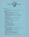 Columbia 29 Mark II Brochure Package