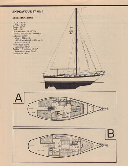 Endeavour 37 Brochure