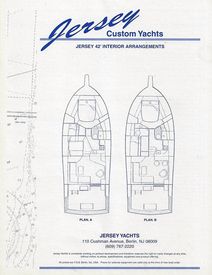 Jersey 42 Convertible Specification Brochure