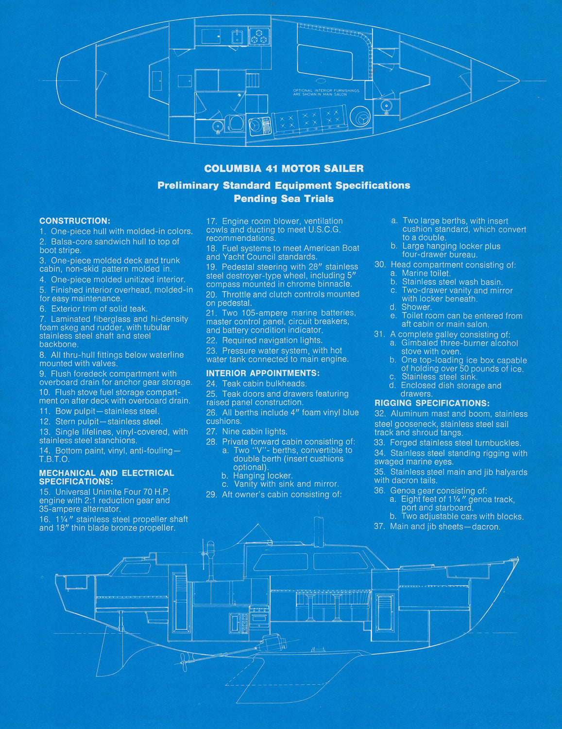 Columbia 41 Launch Brochure