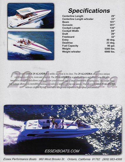 Essex 29 Alandra Brochure