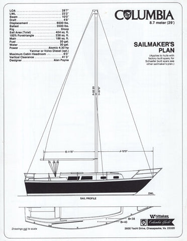 Columbia 8.7 Sailmaker Brochure
