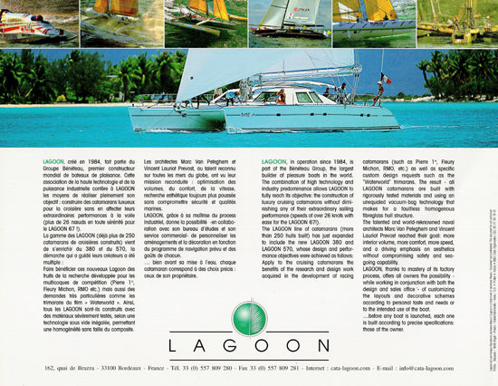Lagoon 1999 Brochure