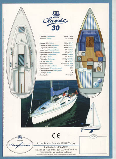 Dufour 30 Classic Brochure