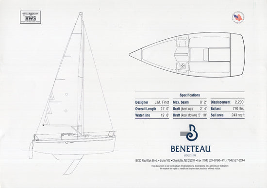 Beneteau First 21.0 Brochure