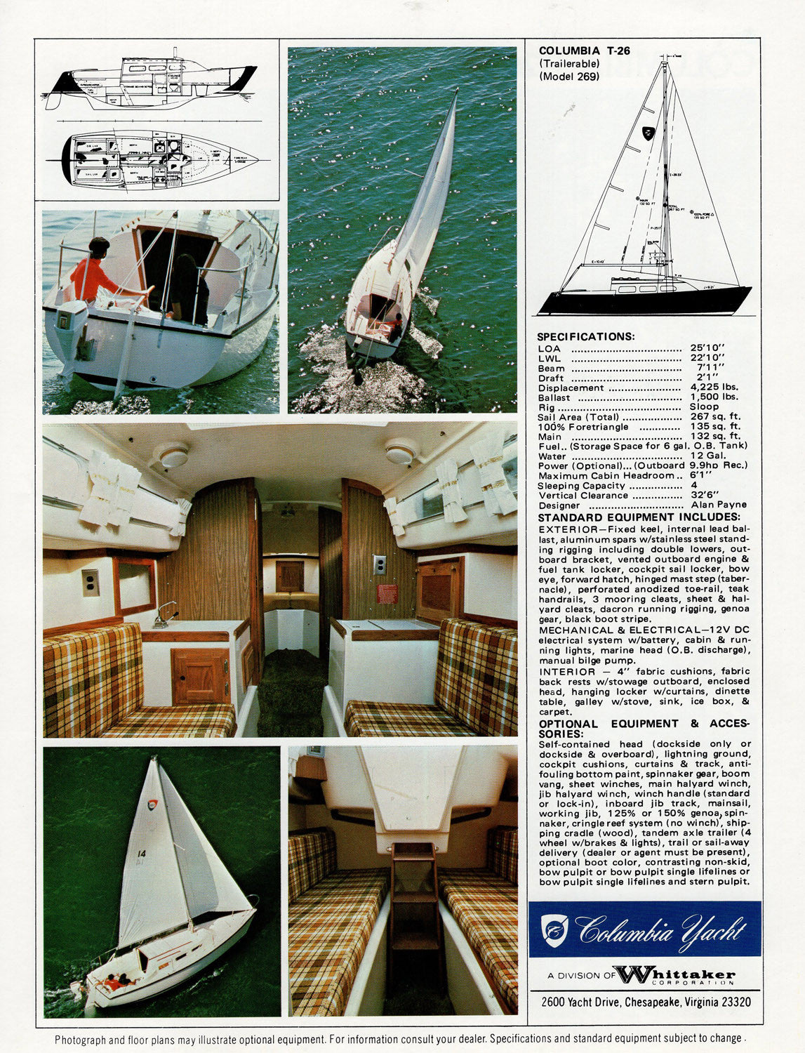 Columbia T26 (T-26) Brochure