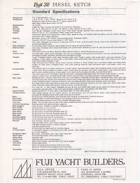 Fuji 32 Brochure
