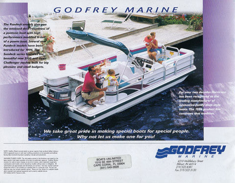 Hurricane 1996 Deck Boat Brochure – SailInfo I