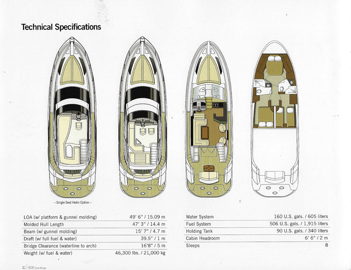Marquis 500 Sport Bridge Brochure