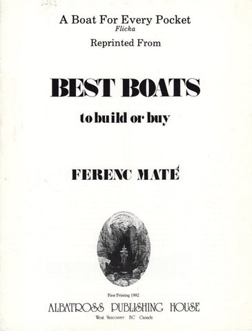 Pacific Seacraft Flicka 20 Best Boats to Build or Buy Book Reprint Brochure