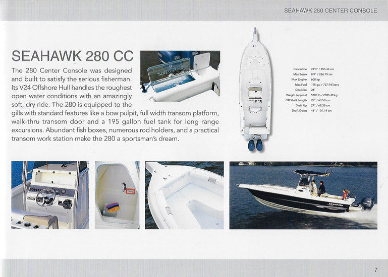 Caravelle 2009 Sea Hawk Brochure