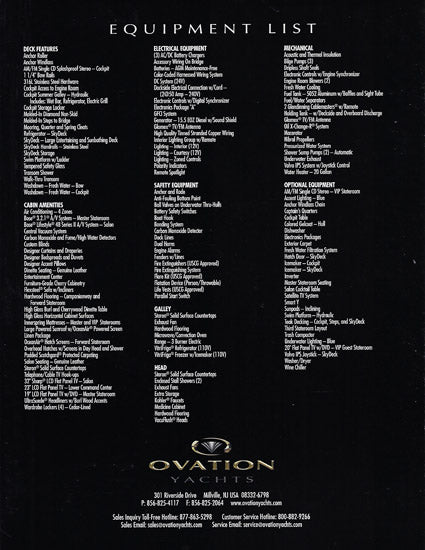 Silverton Ovation Sport Yacht 55 Brochure