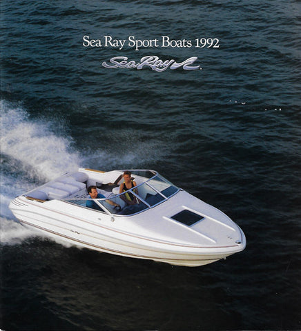 Sea Ray 1992 Sport Boats Brochure