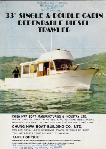 Chiwn Hwa 33 Trawler Brochure