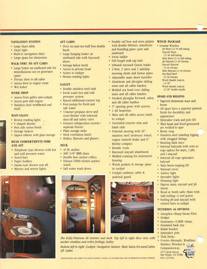Kelly / Peterson 46 Brochure