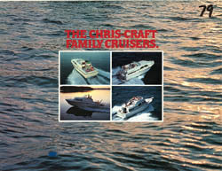 Chris Craft 1979 Cruisers Brochure