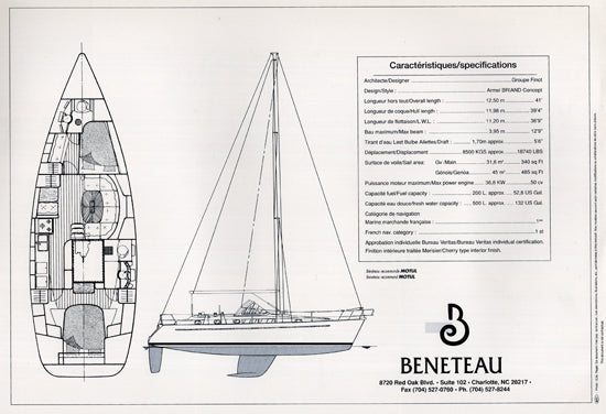 Beneteau Oceanis 40 Center Cockpit Brochure