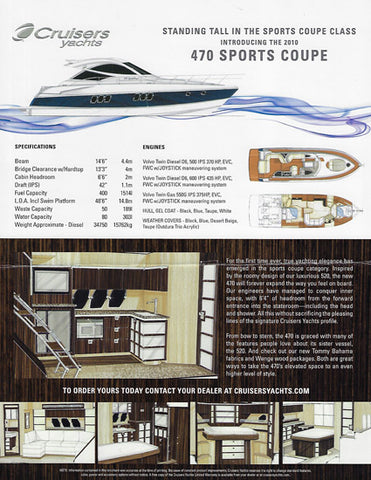 Cruisers 470 Sports Coupe Brochure