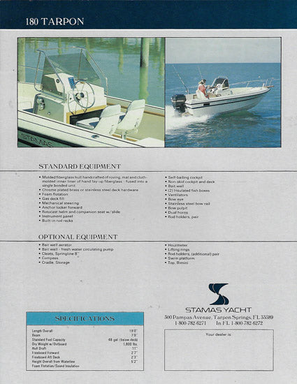 Stamas 180 Tarpon Brochure