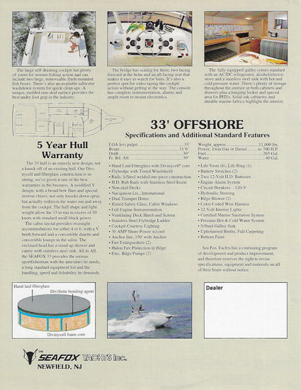 Sea Fox 33 Offshore Brochure