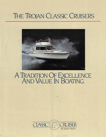 Trojan 1986 Classic Cruisers Brochure
