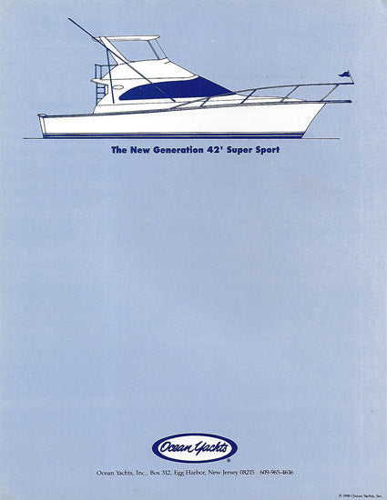 Ocean 42 Super Sport Brochure