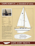 Cape Dory 27 Brochure