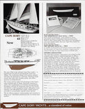 Cape Dory 1982 Brochure