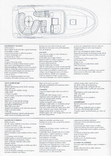 Jeanneau Leader 805 Specification Brochure