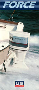 US Marine 1985 Force Outboard Abbreviated Brochure