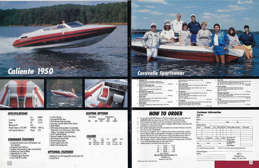 Caravelle 1990 Brochure