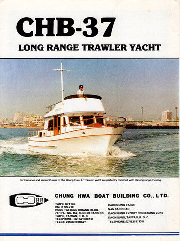 CHB 37 Long Range Trawler Brochure