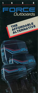 US Marine 1988 Force Outboard Abbreviated Brochure
