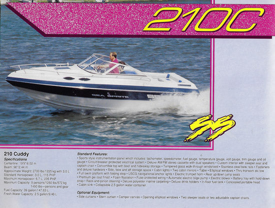 Sea Sprite 1992 Brochure – SailInfo I boatbrochure.com