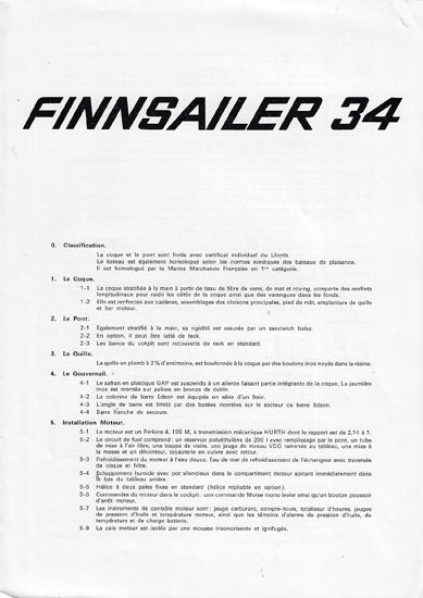 Finnsailer 34 Brochure Package (Digital)