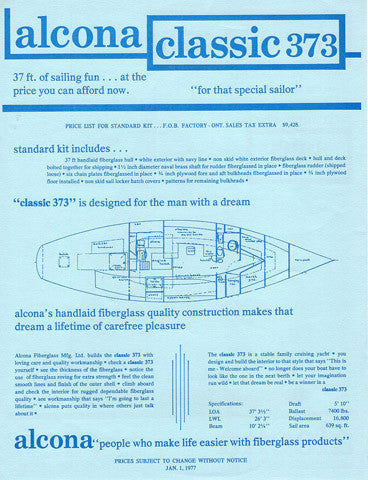 Alcona Classic 373 Brochure
