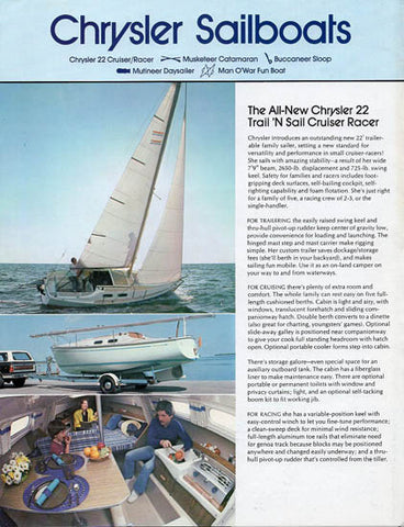 Chrysler 1975 Sailboat Brochure