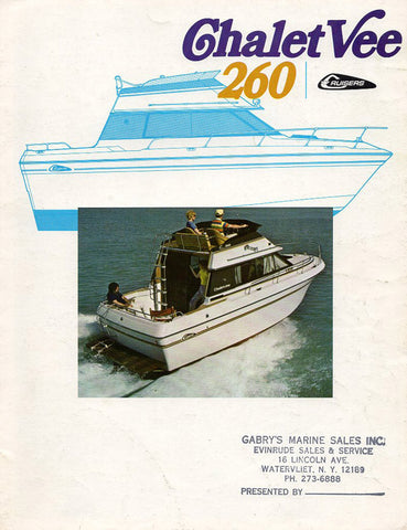Cruisers Chalet Vee 260 Brochure