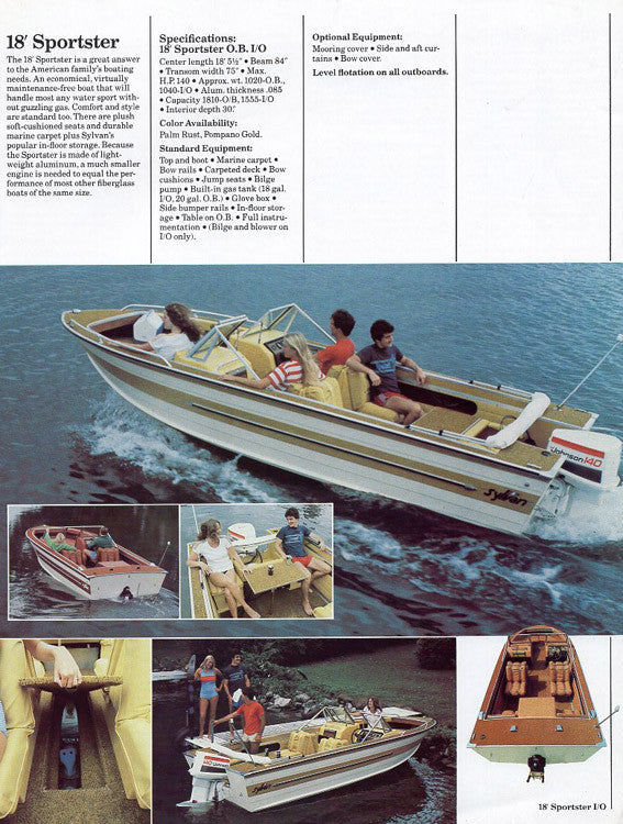Sylvan 1981 Ruanbouts & Space Ship Brochure