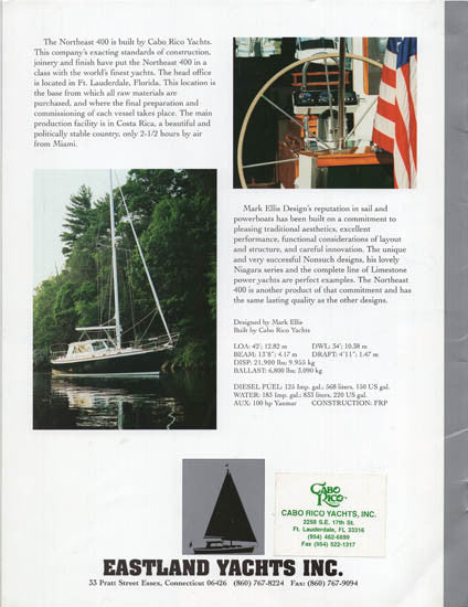 Cabo Rico Northeast 400 Brochure
