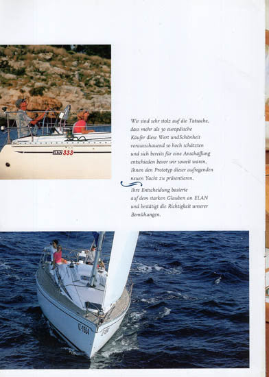 Elan 333 Brochure