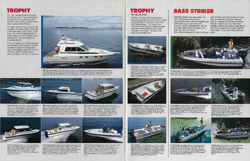 Bayliner 1987 Abbreviated Brochure