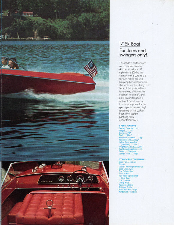Chris Craft 1969 Cavalier Brochure