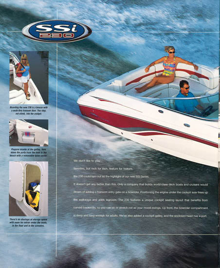 Chaparral 2000 SS Sport Boats Brochure