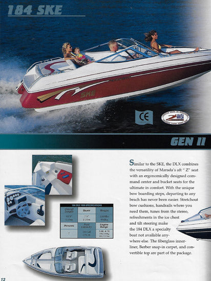 Marada 1999 Brochure SailInfo I boatbrochure