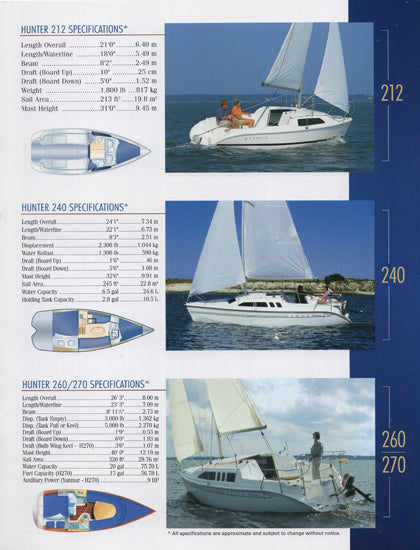 Hunter 2000 Brochure