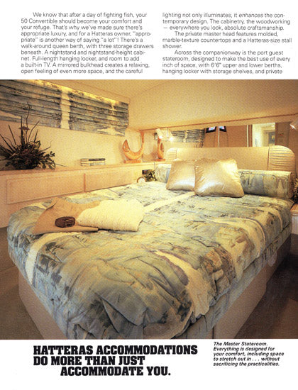 Hatteras 50 Convertible Brochure