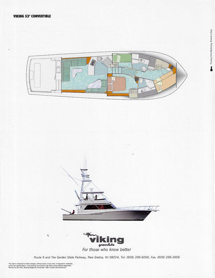 Viking 53 Convertible Brochure