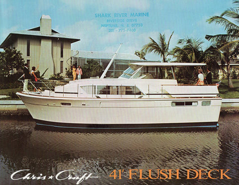 Chris Craft Flush Deck 41 Brochure